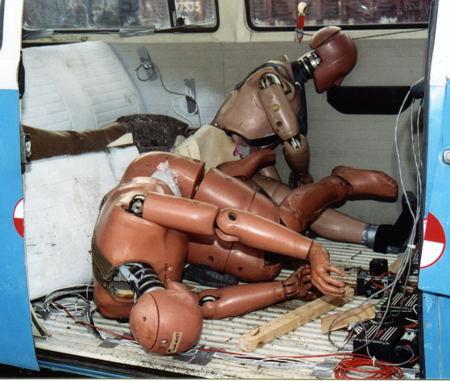 Crash Test Dummies in Van